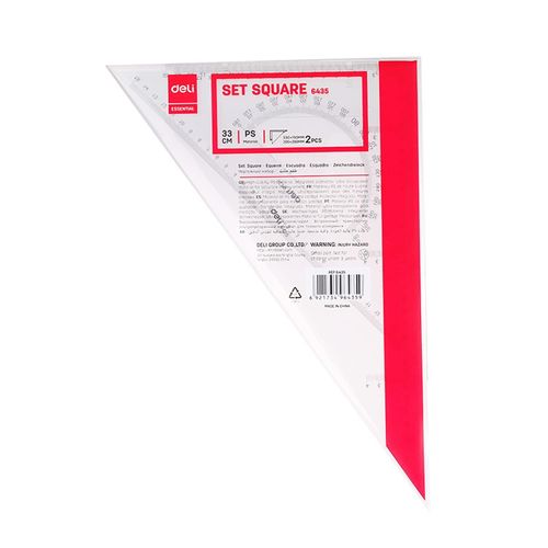 6435 triangular ruler set - 2 pieces