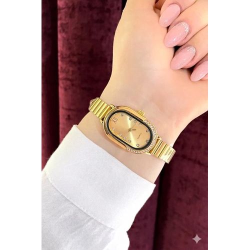 Luxury Women's Stainless Steel Wristwatch - Elegant Rust-Resistant Analog Watch - Water Resistant Fashion Timepiece for Ladies