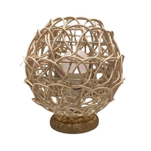 Boho Bambo Table Lamp - 20CM/20CM