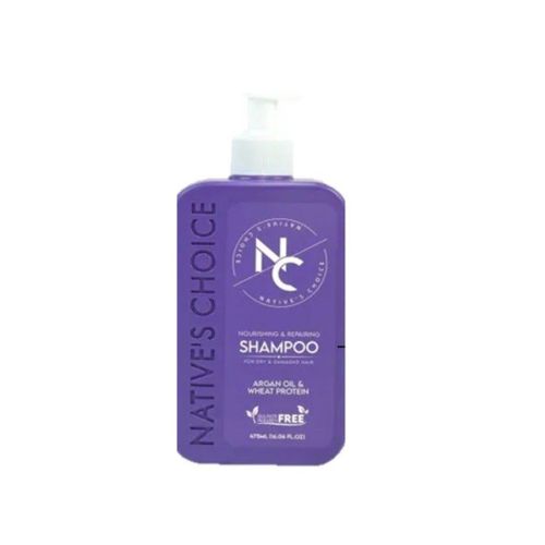 NATIVES CHOICE SHAMPOO FOR DRAY &DAMAGED HAIR ARGAN OIL & WHITE PROTEIN - 475ML