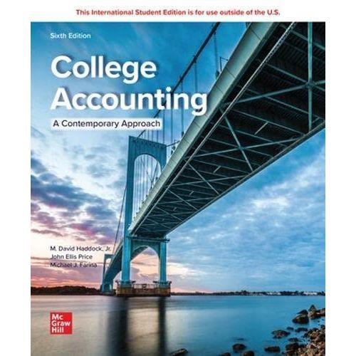 College Accounting (A Contemporary Approach)
