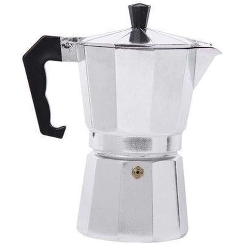 وعاء موكا لتحضير القهوة والاسبرسو بسعة 3 أكواب باللون الفضي