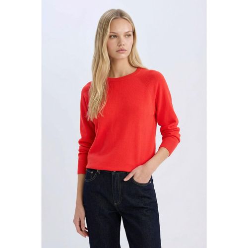 Woman Tricot Pullover - Red
