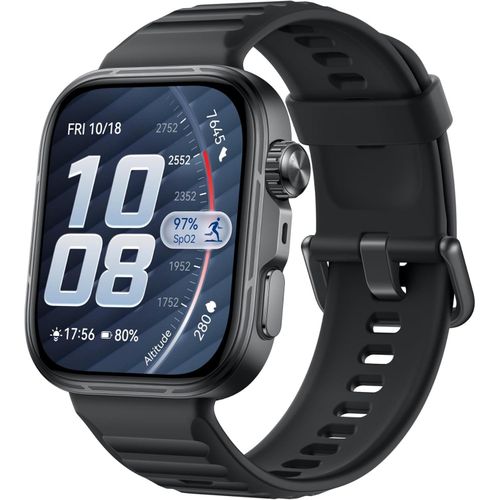 WATCH FIT 5 Pro Smartwatch, 44.5mm FullView Display, iOS & Android, up to 10 Days Battery Life, Golf, Health Management, Sleep & Heart Monitor, ECG, NFC, Mini Work-out, Black