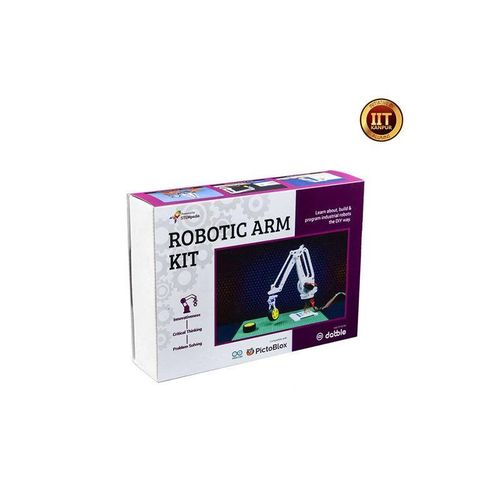 STEMpedia 5DoF Robotic Arm Add-on Kit – Programmable Industrial Robotics Kit