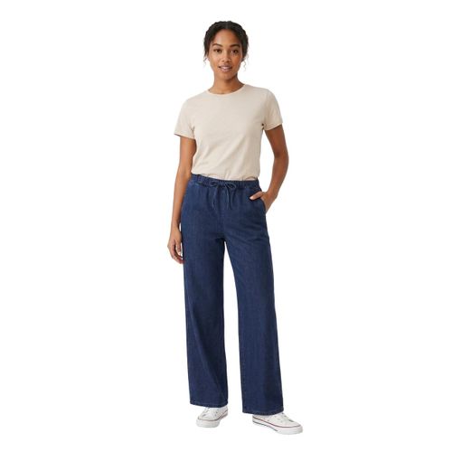 Drawstring Denim Pants