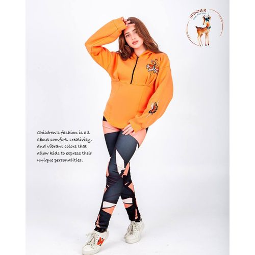 Girls' Melton cotton outfit