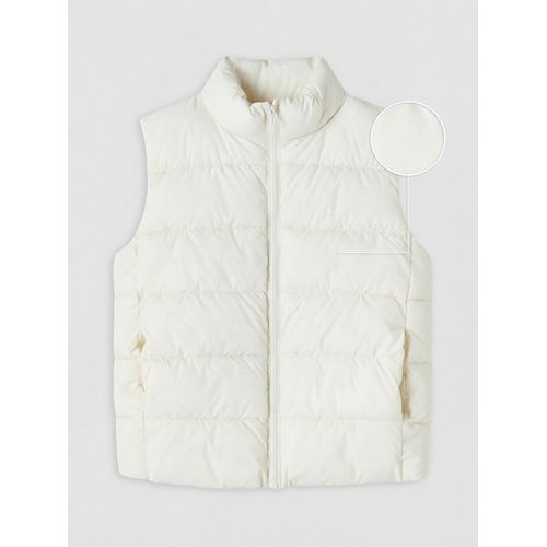Mock Neck Girl's Quilted Puffer Vest