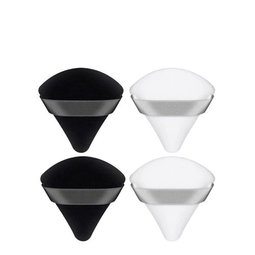 Triangle Powder Puffs Face Cosmetic Powder Puff 4 pcs