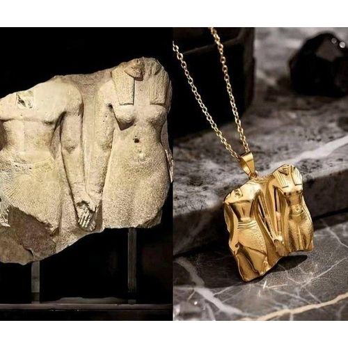 Pure Stainless Steel Eternal Love Necklace (Pure Steel, 316L, Egyptian Heritage) – Shine with a Proud Symbol of Timeless Elegance