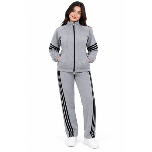 Women's winter Milton tracksuit featuring a striped design on the sleeves.