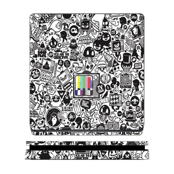 PlayStation 4 Slim Bomb Style Skin