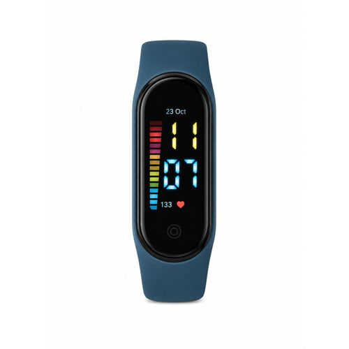 Digital Sports Watch with Color Display and Blue Strap – Modern Unisex Design