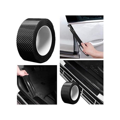 Carbon Fiber Film Protector Sticker Door Bumper Edge Protection For Cars Trucks 5CM By 5CM