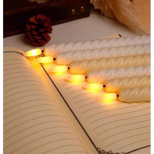 Remote Control LED Candle Lights - 2-Pack, Pure White, Tall LED Candles