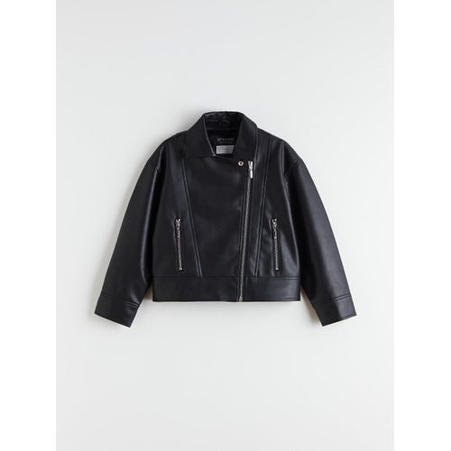 Girl's Faux Leather Jacket