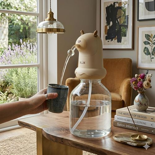 Dispenser - Automatic Water Bottle Pump with Long Lasting Battery, USB Rechargeable Electric Dispenser for 5 Gallon Jugs, Compact Design, Easy Installation on Any Standard Water Container