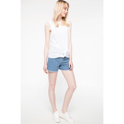 Woman High Rise Short - Mid Blue