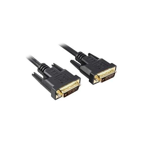 PremiumCord DVI Connection Cable 1 m Dual Link DVI-D (24 + 1) Male to Male Digital Full HD 1080P Maximum Resolution 2560 x 1600 Pixel 60Hz Colour Black