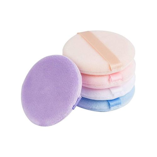 Makeup sponge set for powder and foundation, 4 pieces, reusable, wet and dry use, makeup sponge for applying foundation and face powder for women - color may very