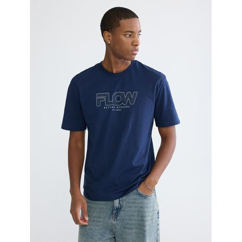 Crew Neck Nyc Printed Cotton Men's T-Shirt