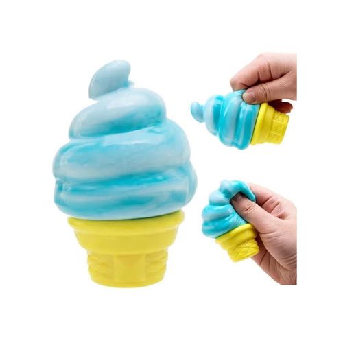 Schylling Needoh Ice Cream Cone - Sensory Squeeze Toy (Blue)