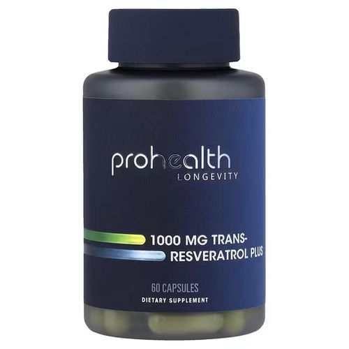 ProHealthLongevity Enhanced Trans-Resveratrol 1000mg 60 Capsules