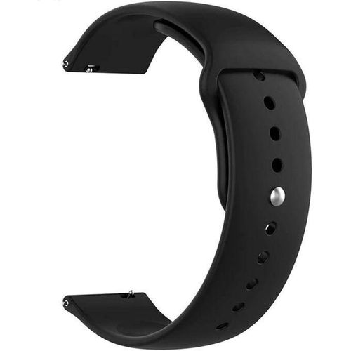 Strap 22mm Compatible with Xiaomi Redmi Watch 5 Active / Lite and All 22mm Smartwatches - Soft Silicone Sport Replacement Wristband (Black)