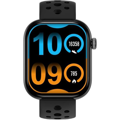 XWatch H4 XW4L Smart Watch – 2.04 HD Full Touch Display, Bluetooth Calling, IP68, 10-Day Battery, Black