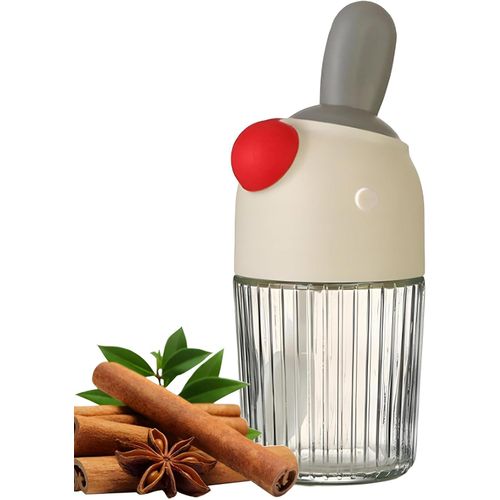 حاويات تخزين - برطمانات توابل متعددة الاستخدامات مع ملعقة لتنظيم المطبخ بكل سهولة: مثالية للسكر والزيت والتوابل، متوافقة مع المقالي الهوائية (1)