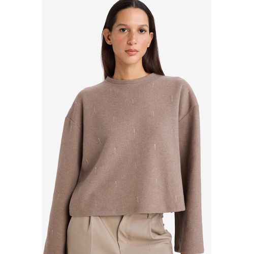 Relax Fit Crew Neck Long Sleeve T-Shirt