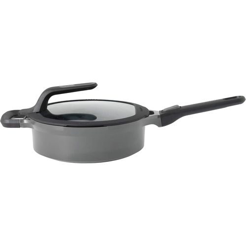 covered stay-cool saute pan grey 24 cm 35x27x12.5