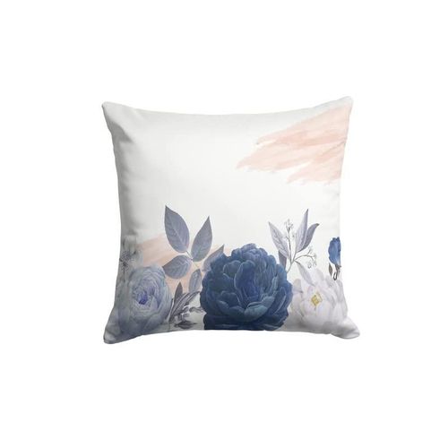 HOME Bloom cushion Blue & White 40x40 CM