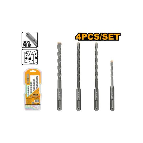 4-Piece SDS Hammer Drill Bit Set