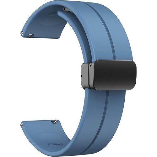 Wit CMF Watch Pro 2 Band, Soft Silicone Magnetic Buckle Sport Wristband Replacement Straps Compatible For CMF Watch Pro, Watch Pro 2 Smartwatch Blue