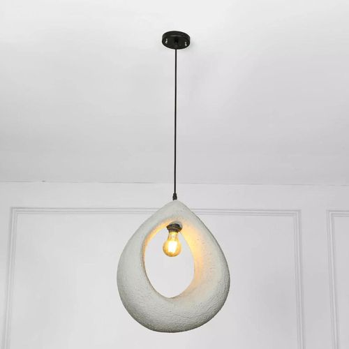 Modern Fiberglass Pendant Light - 40 cm