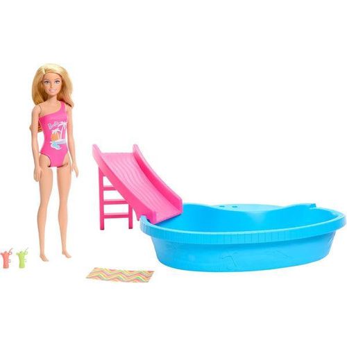 pool with doll