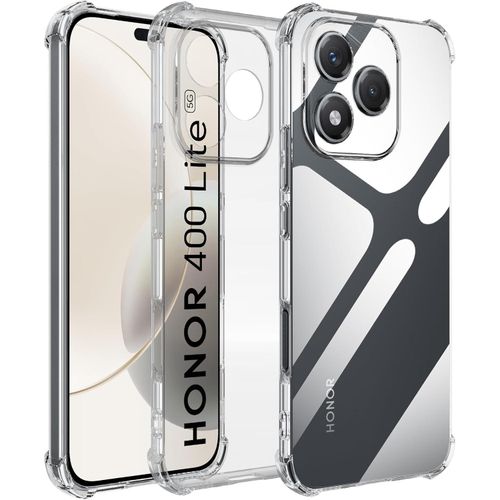 جراب حماية مضاد للاصفرار لموبايل هونر 400 لايت شبكة الجيل الخامس 5G، درجة عسكرية مضادة للصدمات مع مصد ناعم، مصنوع من سيليكون بولي يوريثين مقاوم للحرارة كريستالي من ينوين، شفاف