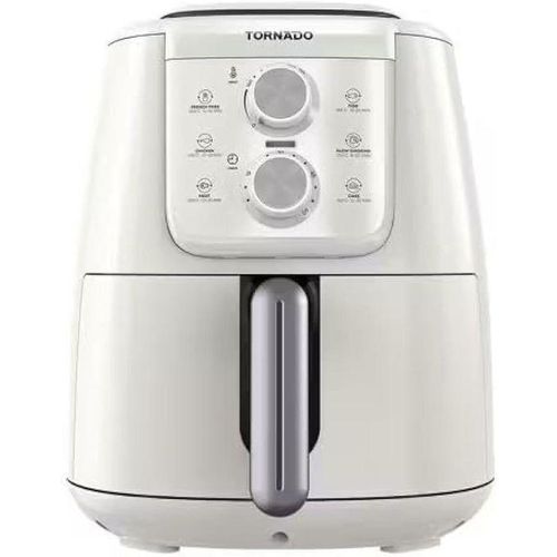 1550W 4L Air Fryer Manual Control Creamy Silver