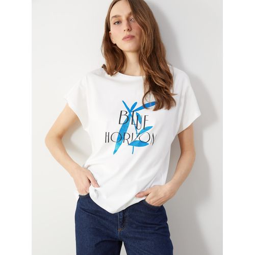 Crew Neck Printed Women's T-Shirt