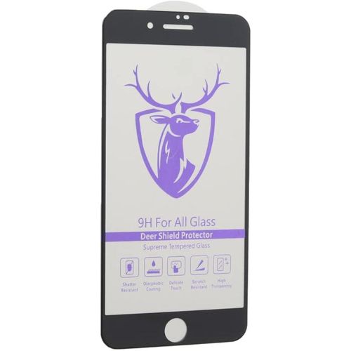 Glass screen protector for Apple iPhone 8 Plus - Black STP-41