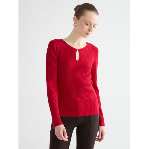 Crew Neck Women's Knitwear Sweater