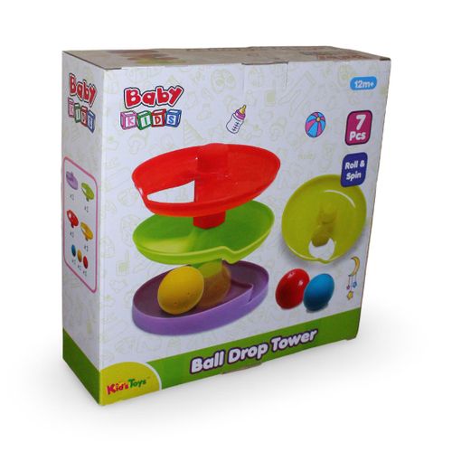 Ball Drop Tower Track Set – 7 Pcs