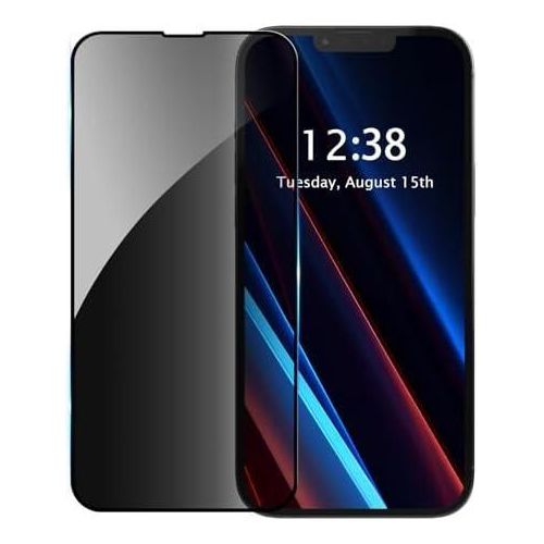 واقي شاشة الخصوصية 1 قطعة متوافق مع Honor 400 Pro 5G، أسود بجودة عالية 9H، تغطية ضد التجسس بزجاج مقوى خاص، يدعم فتح القفل ببصمة الإصبع