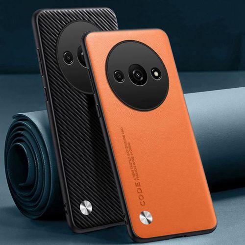 Luxury PU Leather Case For Xiaomi Redmi A3 Back Cover Matte Silicone Full Protection Phone Case For Redmi A1 A2 Plus 4G RedmiA3