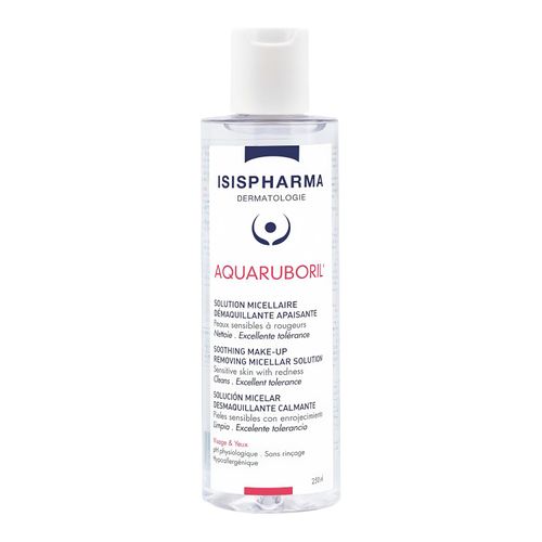 Aquaruboril, Soothing MakeUp Removing Micellar Solution, Sensitive Skin With Redness, Cleans, Excllent Tolerance - 250ML
