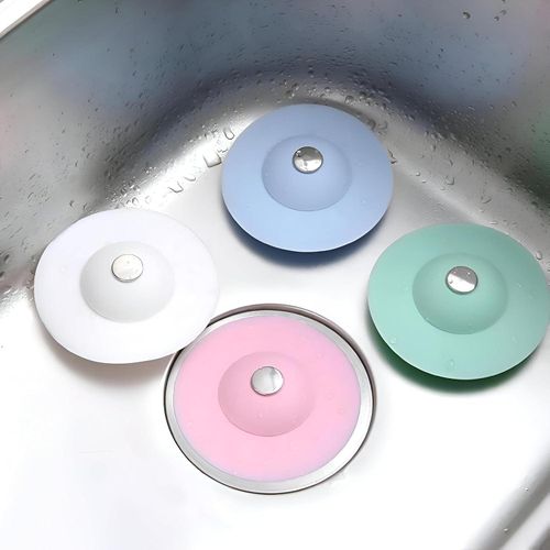 Premium Silicone Drain Seal - Universal, Flexible Drain Cover for Household Use to Block Clogs, Protect Plumbing, and Support Long-Term Drainage Performance (Pack (3 Pieces))