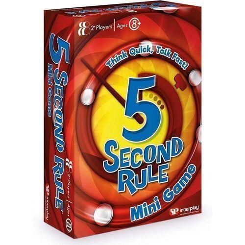 5 Second Rule Mini Game Fast-Paced Trivia Family Board Game Interactive Party Tabletop Toy
