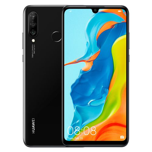 موبايل هواوى Huawei Mi P30 Lite موبايل - شاشة 6.15 بوصة - 128 جيجا - 4G- أسود من جوميا