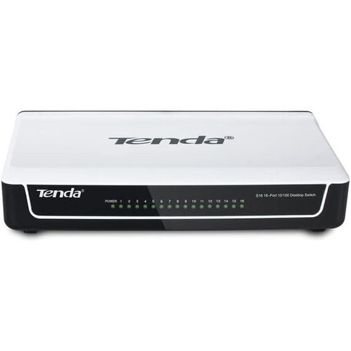 Desktop Switch TND S16 with 16 ports 10 / 100Mbps RJ-45 ports